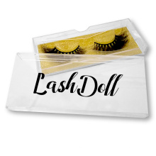 Private label  custom magnetic eyelash package  3D mink eyelashes box